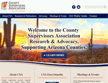 Tablet Screenshot of countysupervisors.org